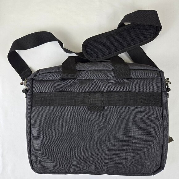 Samsonite Gray Computer Laptop Travel Bag Double Handles Detachable Strap - Picture 5 of 16